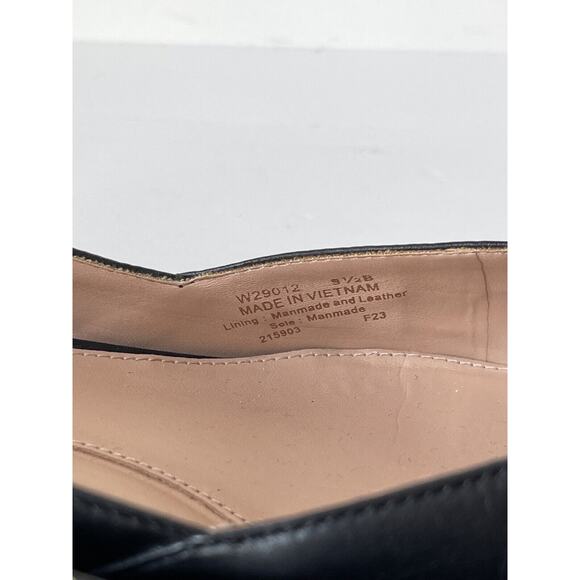 Cole Haan Shoes Loafers Slip Ons Women Size 9.5B Blue Leather Pointed Toe Black - Picture 8 of 8